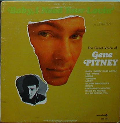 Albumcover Gene Pitney - Baby I Need your Loving