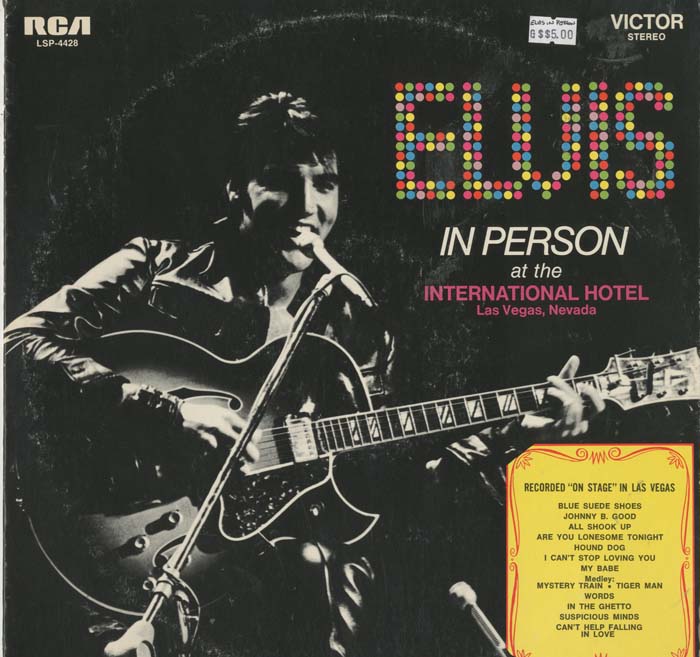 Albumcover Elvis Presley - In Person at the International Hotel, Las Vegas, Nevada