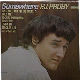 Albumcover P. J.  Proby - Somewhere