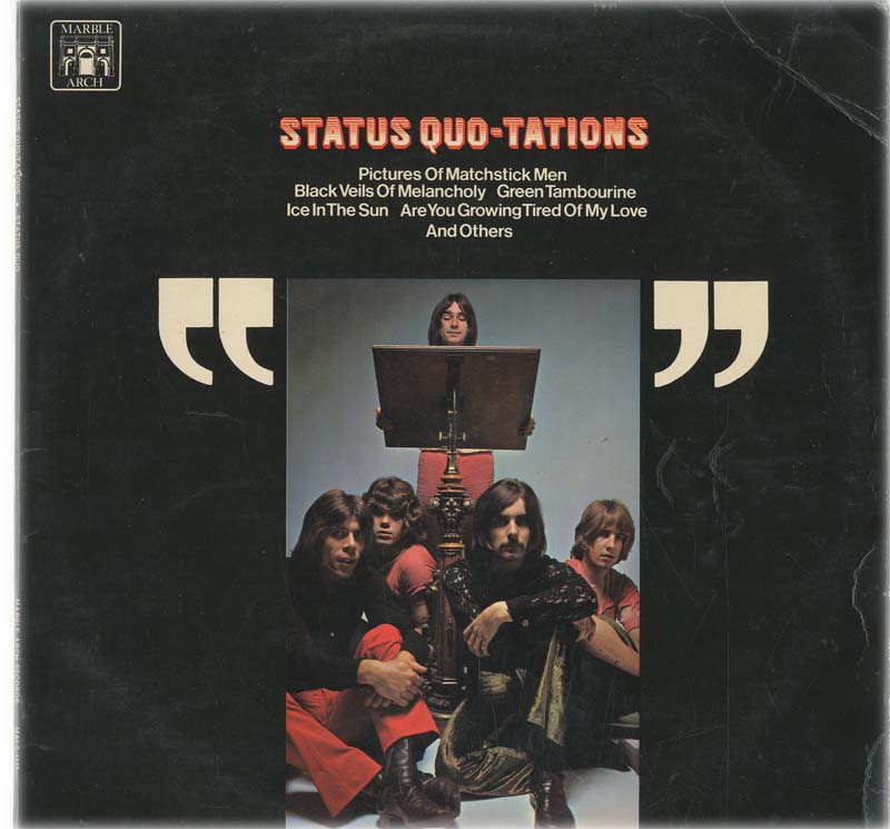 Albumcover Status Quo - Status Quo-Tations