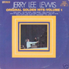 Cover: Lewis, Jerry Lee - Original Golden Hits Volume 1
