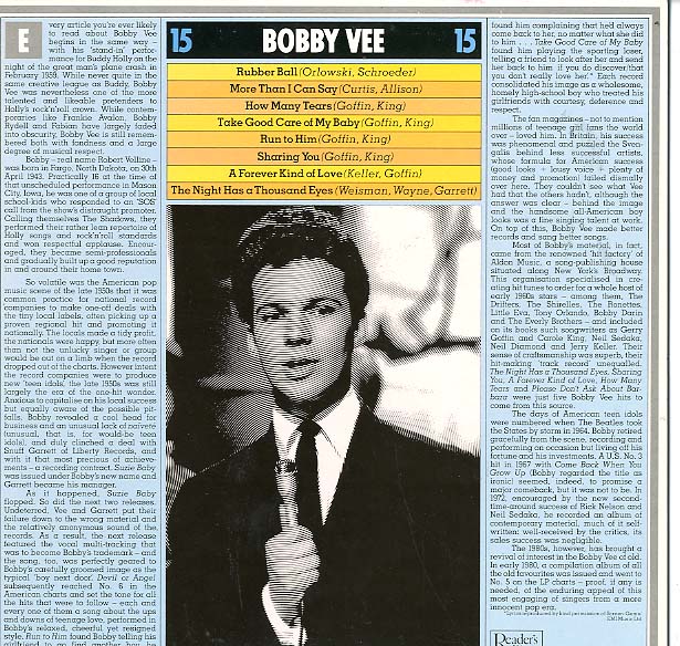 Albumcover Marty Wilde - Golden Greats Of The 50s And 60s: Bobby Vee / Marty Wilde (Readers Digest 15 / 16)