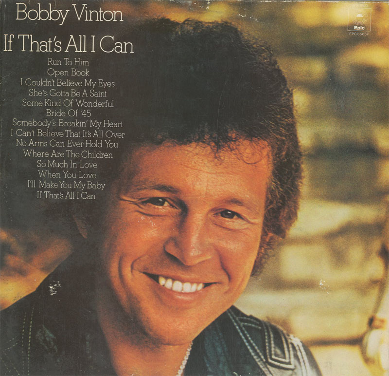 Albumcover Bobby Vinton - If That´s All I Can