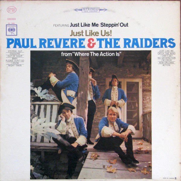 Albumcover Paul Revere & The Raiders - Just Like Us (stereo)
