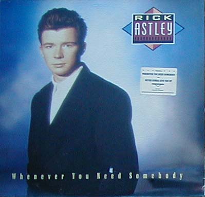 Albumcover Rick Astley - Whenever You Need Somebody