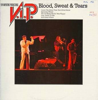 Albumcover Blood Sweat & Tears - V.I.P. Very Important Productions