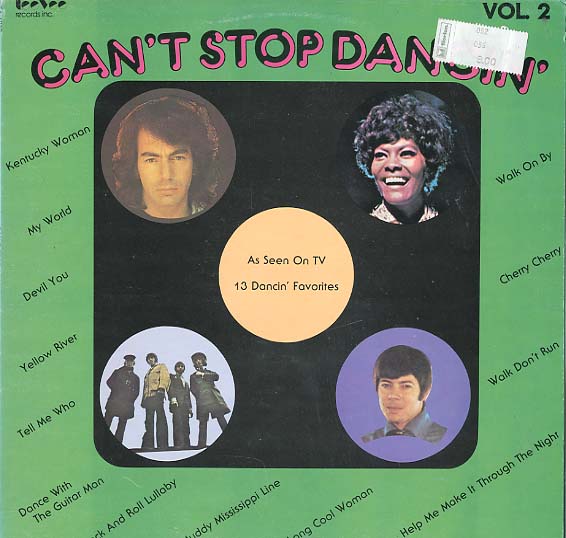 Albumcover Various Artists of the 70s - Can´t Stop Dancing Vol. 2