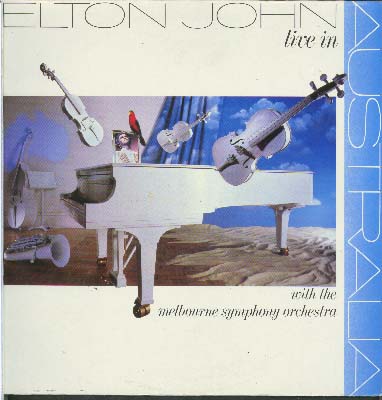 Albumcover Elton John - Live in Australia  with the Melbourne Symphony Orchestra - Doppel-LP