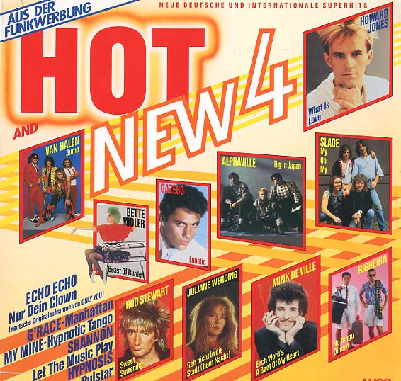 Albumcover Various Artists of the 80s - Hot And New 4