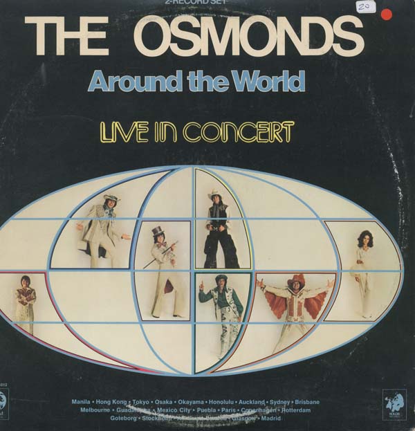 Albumcover The Osmonds - Around The World - Live In Concert (DLP)