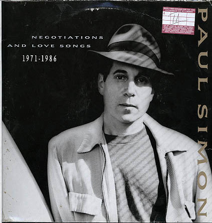 paul simon negotiations and love songs artwork. In contrast to the single-CD Negotiations and Love Songs, which skates. Albumcover Paul Simon - Negotiations And Love Songs 1971 - 1986 (DLP)