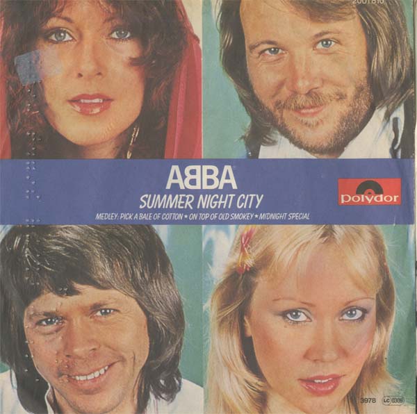 Albumcover Abba - Summer Night City / Medley aus Pick a Bale of Cotton, On Top of Old Smokey und Midnight Special