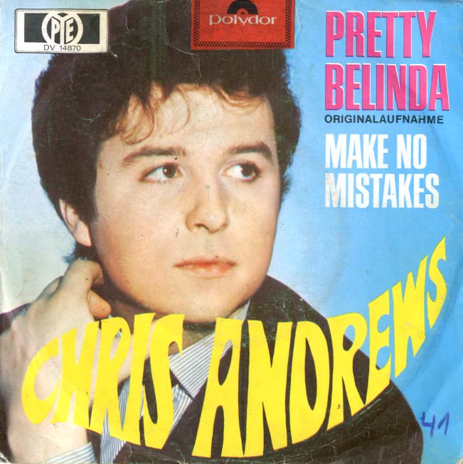 Albumcover Chris Andrews - Pretty Belinda / Make No Mistakes