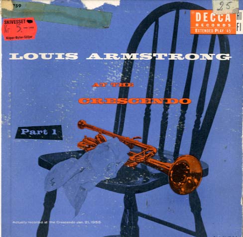 Albumcover Louis Armstrong - At The Crescendo  Part 1 (Doppel-EP)