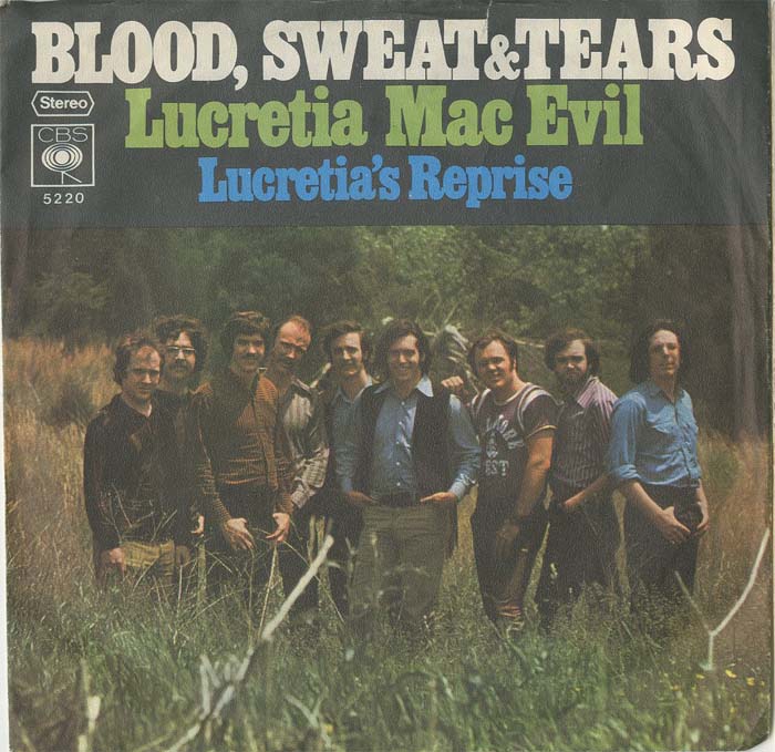 Albumcover Blood Sweat & Tears - Lucretia Mac Evil / Lucretias Reprise