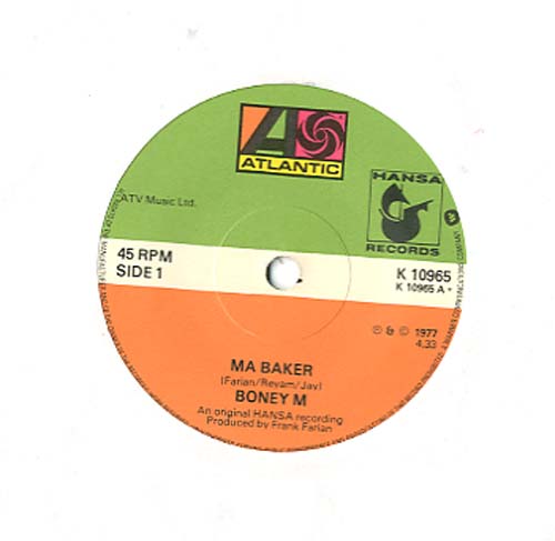 Albumcover Boney M. - Ma Baker / I´m Still Sad