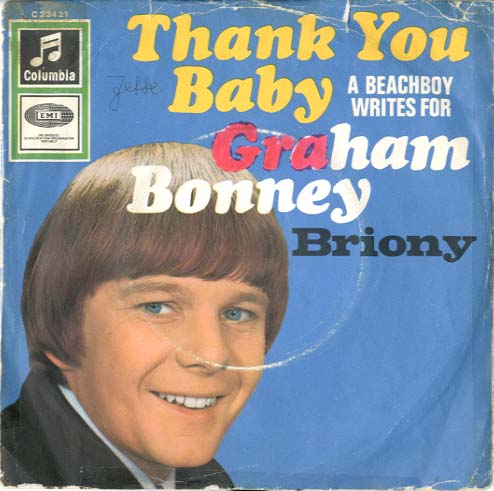 Albumcover Graham Bonney - Thank You Baby / Briony