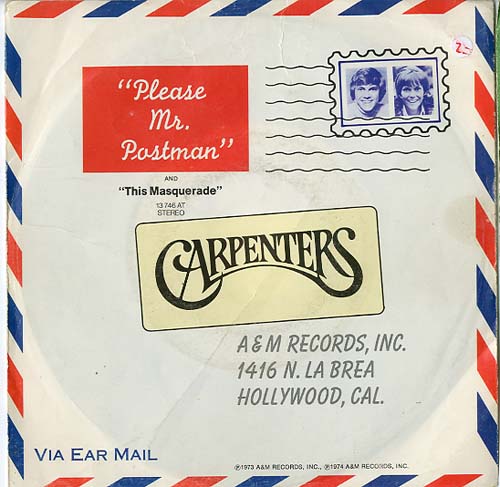 Albumcover The Carpenters - Please Mr. Postman / This Masquerade