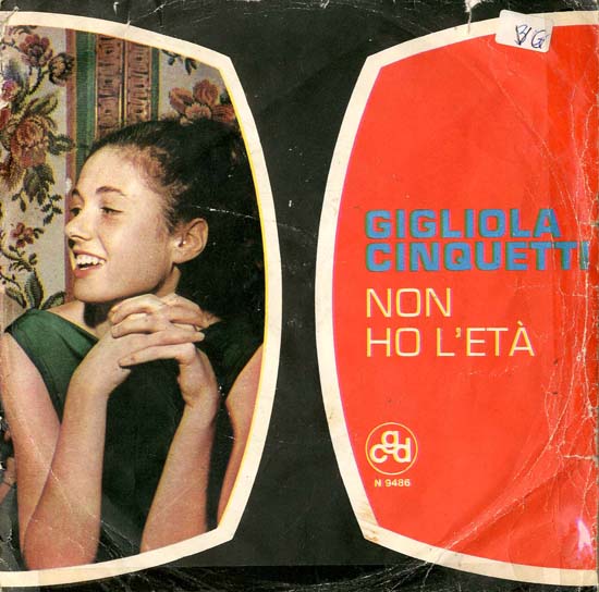 Albumcover Gigliola Cinquetti - Non Ho L´eta Per Amarti / Sei Un Bravo Rgazzo