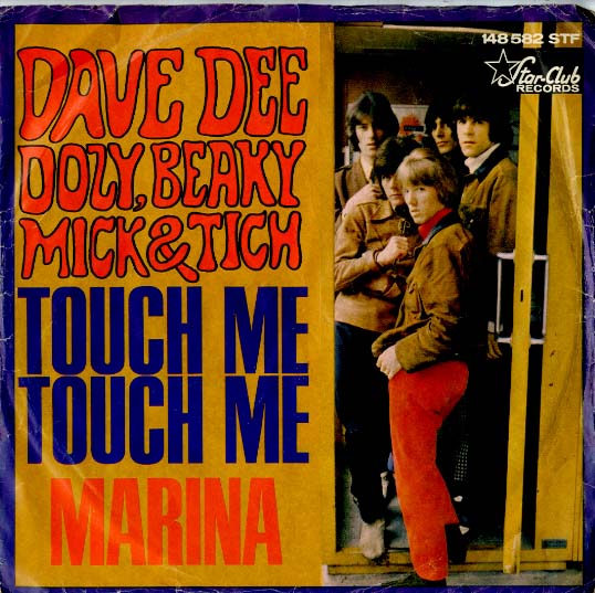 Albumcover Dave Dee, Dozy, Beaky, Mick & Tich - Touch Me  Touch Me / Marina (diff.) 