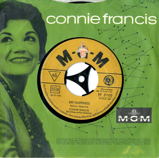 Albumcover Connie Francis - My Happiness / You Always Hurt The One You Love