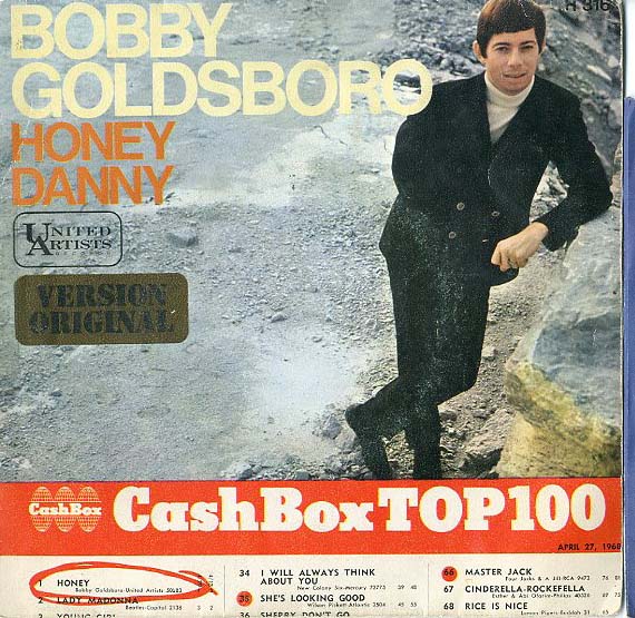 Albumcover Bobby Goldsboro - Honey / Danny