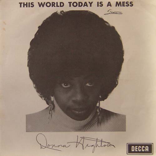 Albumcover Donna Hightower - This World Today Is A Mess / Dreams Like Music