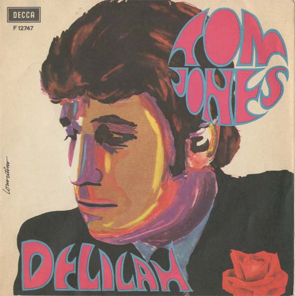 Albumcover Tom Jones - Delilah / Smile  (Art-Cover)