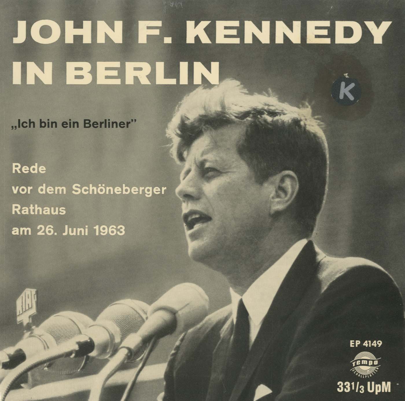 Albumcover John F. Kennedy - John F. Kennedy in Berlin