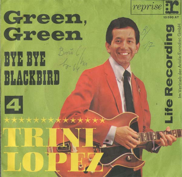 Albumcover Trini Lopez - Green Geen / Bye Bye Blackbird