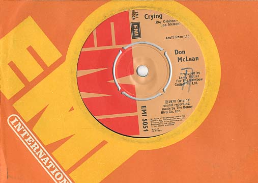 Albumcover Don McLean - Crying / Genesis (In the Beginning)