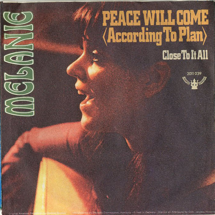 Albumcover Melanie - Peace Will Come (According To Plan) / Close To It All