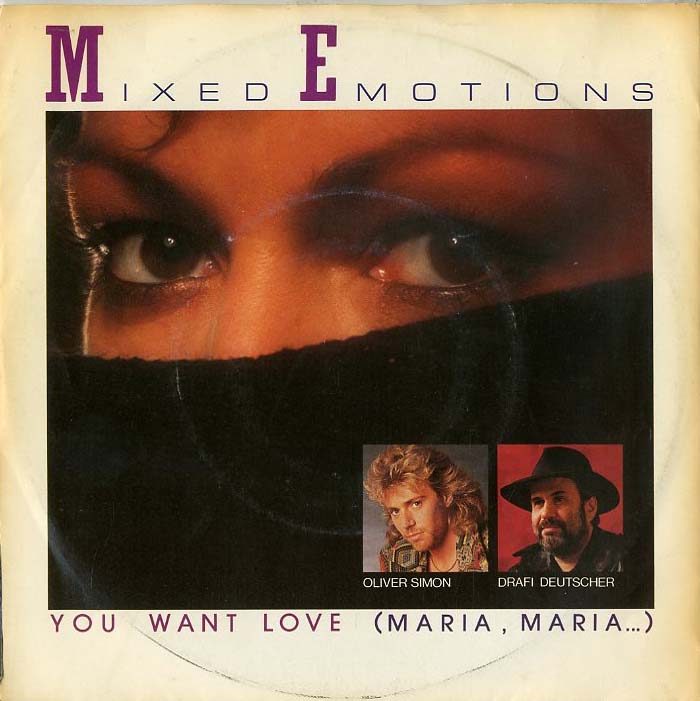 Albumcover Mixed Emotions - You Want Love (Maria Maria)  / You Want Love (Instrumental Version)