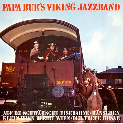 Albumcover Papa Bues Viking Jazzband - Auf der schwäbche Eisebahne (EP)