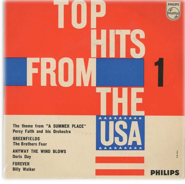Albumcover Philips Sampler - Top Hits From The USA (EP)