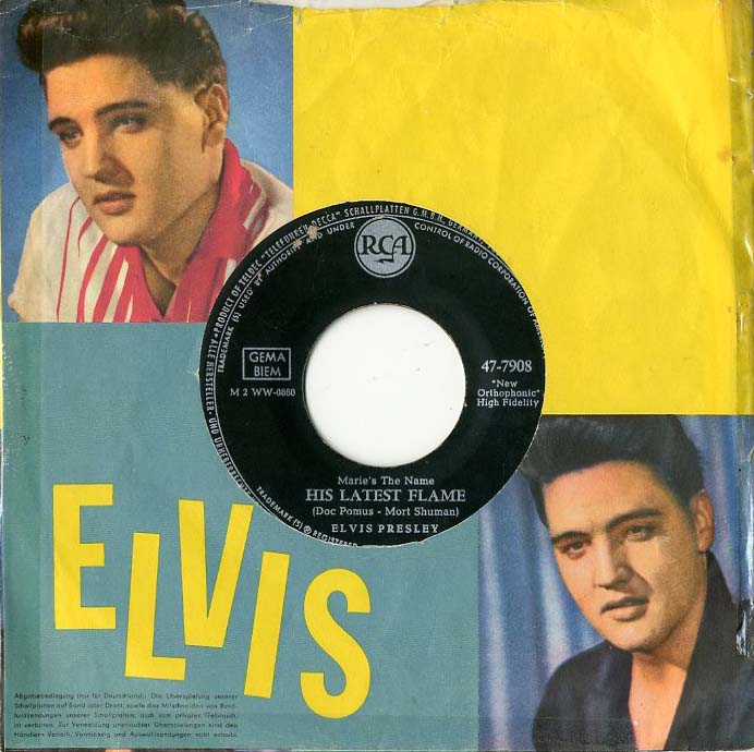 Albumcover Elvis Presley - His Latest Flame / Little Sister