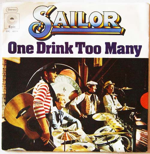 Albumcover Sailor - One Drink Too Many / Melancholy