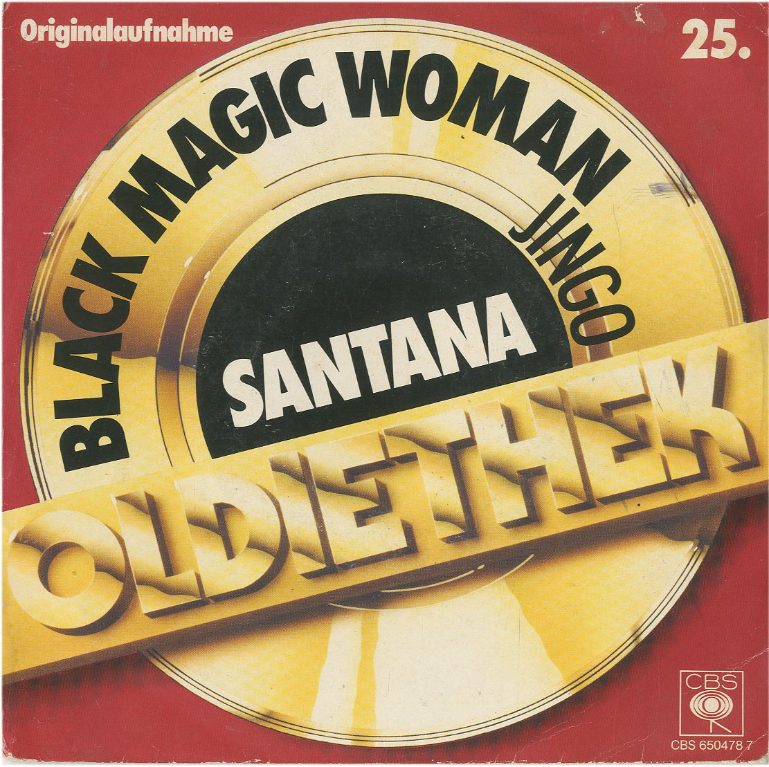 Albumcover Santana - Black Magic Woman /Jingo (OldieThek 25)