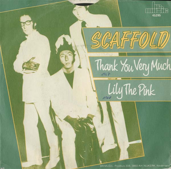 Albumcover The Scaffold - Lilly The Pink / Thank you Very Much