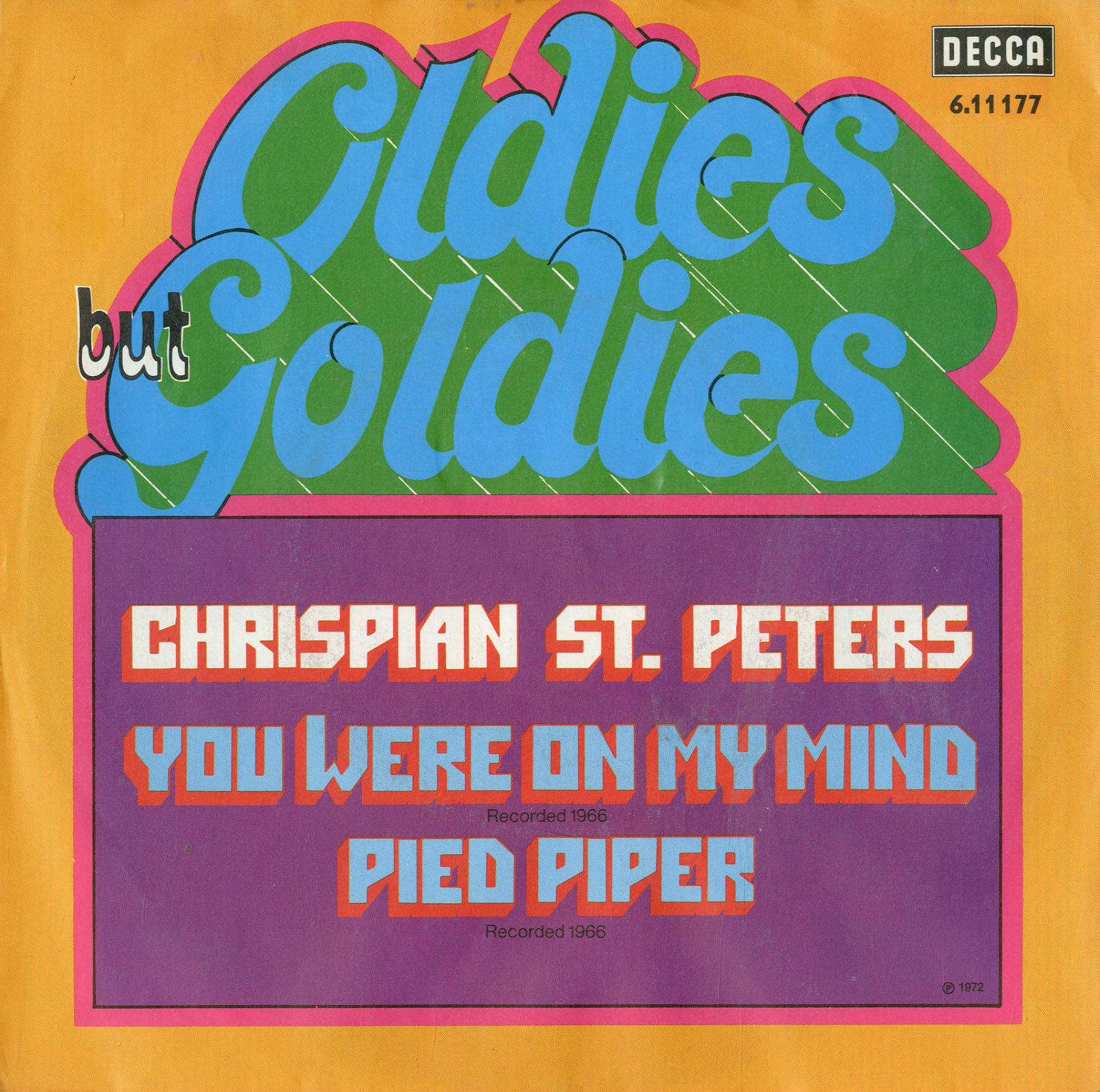 Albumcover Crispian St.Peters - You Were On My Mind / The Pied Piper (Oldies but Goldies 