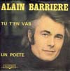 Cover: Alain Barriere - Tu T´en Vas  /  Un Poete