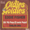 Cover: Eddie Fisher - Oh My Papa (Oh mein Papa) (1953) / Cindy oh Cindy (1956)