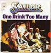 Cover: Sailor - One Drink Too Many / Melancholy
