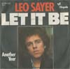 Cover: Leo Sayer - Let It Be / Another Year