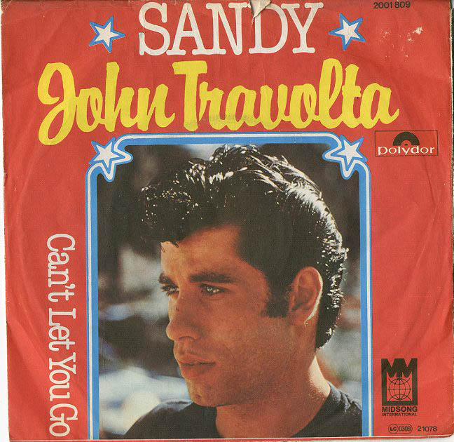 Albumcover John Travolta - Sandy / Cant Let you Go