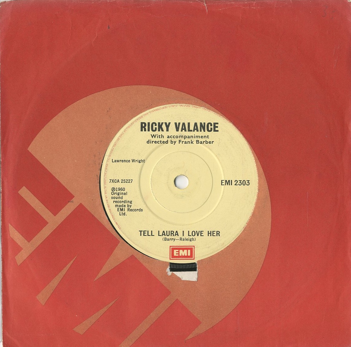 Albumcover Ricky Valance - Tell Laura I Love Herr / Once Upon A Time