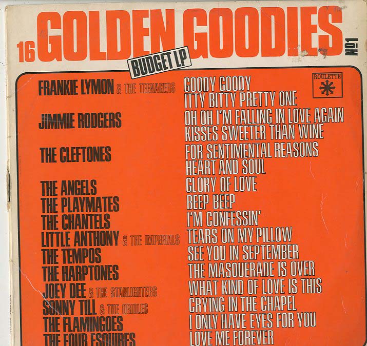 Albumcover Golden Goodies (Roulette Sampler) - Golden Goodies No.1 - Budget LP