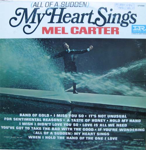 Albumcover Mel Carter - (All of a Sudden) My Heart Sings