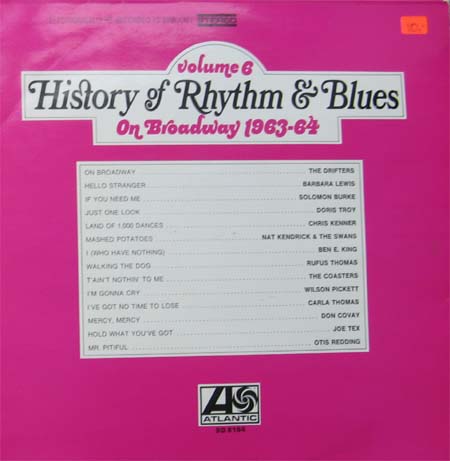 Albumcover History of Rhythm & Blues - History of Rhythm & Blues, Vol. 6 - On Broadway 1963-64