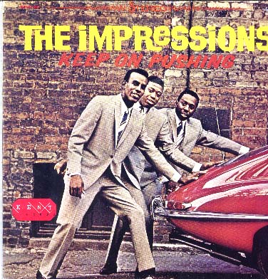 Albumcover The Impressions - Keep On Pushing